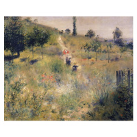 Pierre Auguste Renoir - Obrazová reprodukce The Path through the Long Grass, c.1875, (40 x 35 cm