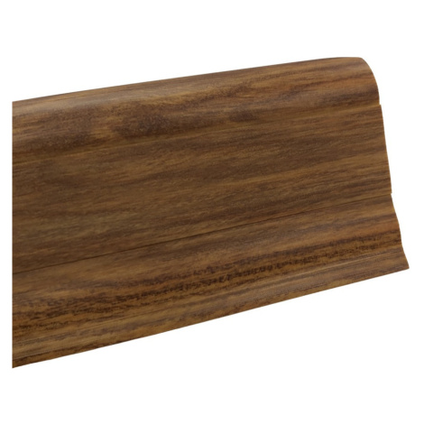 Döllken, Soklová podlahová lišta SLK50 W475 Ořech authentic 2,5 m, 2500x50x25 mm, hnědá