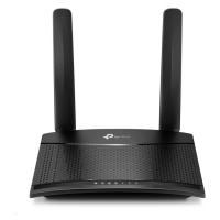 TP-Link TL-MR100 WiFi4 router (N300, 4G LTE, 2, 4GHz, 1x100Mb/s LAN, 1x100Mb/s LAN/WAN, 1xmicroS