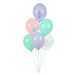 PartyDeco Sada latexových balónů - Mořský svět 6 ks