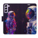 iSaprio Flip pouzdro Neon Astronaut 02 pro Samsung Galaxy S22 5G