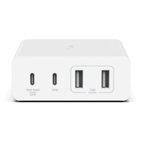 Belkin Boost Charge PRO 108W 4-Ports USB GaN Desktop Charger (Dual C and Dual A) and 2m Cord - W