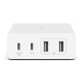 Belkin Boost Charge PRO 108W 4-Ports USB GaN Desktop Charger (Dual C and Dual A) and 2m Cord - W