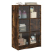 vidaXL Highboard s dvířky kouřový dub 68x37x109 cm kompozitní dřevo