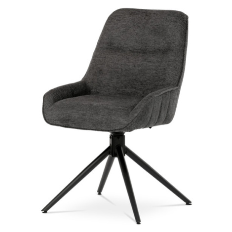 Jídelní židle ZANE šedá/černá