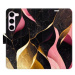 iSaprio flip pouzdro Gold Pink Marble 02 pro Samsung Galaxy S23 5G