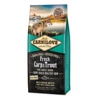 CARNILOVE Fresh Carp & Trout Shiny Hair & Healthy Skin for Adult dogs 12 kg