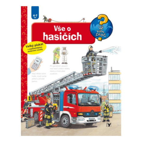 Knížka Vše o hasičích 24x28cm CZ text ALBATROS