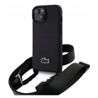 Pouzdro Lacoste pro iPhone 15 6.1 černé Petit Pique Crossbody