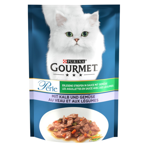 Gourmet Perle kapsičky, 26 x 85 g - 15 % sleva - telecí se zeleninou