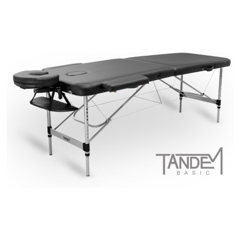 Skládací masážní stůl TANDEM Basic ALU-2 Barva: černá