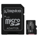 Kingston microSDXC Canvas Select Plus 256GB A1 Class 10 100MB/s + SD adaptér