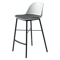 Furniria Designová barová židle Jeffery bílá