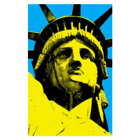 Ilustrace Lady Liberty of New York Pop, José Miguel Hernández Hernández, (26.7 x 40 cm)