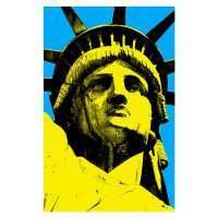 Ilustrace Lady Liberty of New York Pop, Jos Miguel Hernndez Hernndez, 26.7 × 40 cm