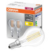 2PAK LED žárovka LED E14 P45 4W = 40W 470lm 2700K Teplá Filament OSRAM Base