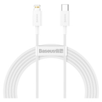 Kabel USB-C na Lightning Baseus Superior Series, 20W, PD, 2m (bílý)