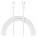 Kabel USB-C na Lightning Baseus Superior Series, 20W, PD, 2m (bílý)