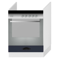 Kuchyňská Skříňka Adele Dk60 Granát Mat/Bílý