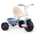 Tříkolka Be Fun Tricycle Blue Smoby s 95 cm vodicí tyčí od 15 měsíců