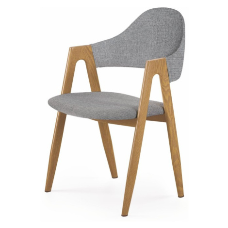 HALMAR Designová židle Lona šedá