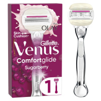 Gillette Venus Platinum ComfortGlide Sugarberry dámský holicí strojek + 1 hlavice