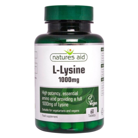 Natures Aid L-Lysín 1000 mg 60 tablet