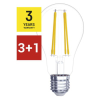 3 + 1 zdarma – LED žárovka Filament A60 / E27 / 5,9 W (60 W) / 806 lm / neutrální bílá