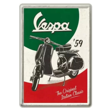 Plechová cedule Vespa Italian Classic'59, (40 x 60 cm) POSTERSHOP