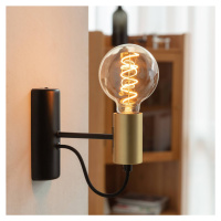 Lucande Skleněná LED žárovka E27 3,8 W, G95, 1800K, jantarová barva