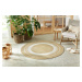 NORTHRUGS - Hanse Home koberce Kusový koberec Braided 105556 Creme Beige kruh – na ven i na doma