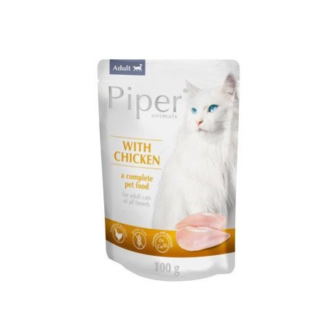 PIPER CAT ADULT 100g kuře kapsička pro dospělé kočky