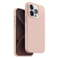 UNIQ Lino Hue MagClick ochranný kryt iPhone 15 Pro Blush (růžový)