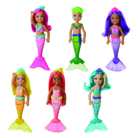 Barbie Chelsea mořská panna více druhů - 73-GJJ85 Mattel