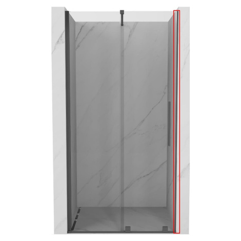 MEXEN VELAR montážní sada pro sprchové dveře kartáčovaná šedá 871-05-66