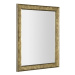 Sapho BERGARA zrcadlo v dřevěném rámu 742x942mm, zlatá