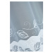 Dekorační žakárová záclona s řasící páskou HELLEN 170 bílá 300x170 cm MyBestHome