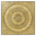 KARE Design Obraz plastika Circle Gold 120x120cm