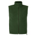 Fleecová vesta lahvově zelená unisex Jada
