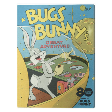 Obraz na plátně Looney Tunes - Bugs Bunny Great Adventure, (30 x 40 cm) Pyramid