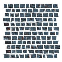 Mozaika Cir Metallo nero 30x30 cm mat 1062376