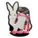 Bafpet Set pro králíka - kšíry + vodítko, Růžová, 10mm × 120cm, 10mm × OK 19-26, OH 24-37cm, 204
