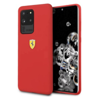 Kryt Ferrari Hardcase S20 Ultra G988 Red Silicone (FESSIHCS69RE)