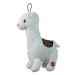 Hračka DOG FANTASY Stuffed Toy lama pískací mix barev 26 cm