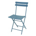 Židle zahradní kov modrá 80cm