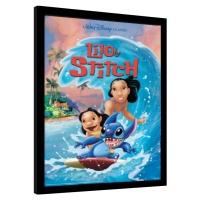 Obraz na zeď - Lilo and Stitch - Wave Stuff, 34.3 × 44.5 cm