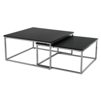 Konferenční stolek RISOP, černá/chrom