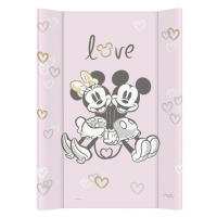 Ceba Podložka přebalovací s pevnou deskou COMFORT (50x70) Disney Minnie & Mickey Pink