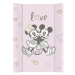 Ceba Podložka přebalovací s pevnou deskou COMFORT (50x70) Disney Minnie & Mickey Pink