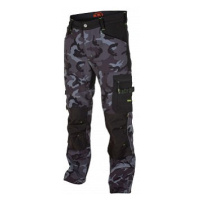 Zimní softshellové kalhoty Bennon CAMOS TROUSERS, černá/šedá